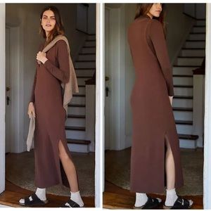 Anthropologie Daily Practice Slim V-Neck Dress